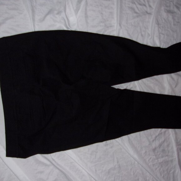 womens size 12 tall black pants casual dress trousers twelve long - Picture 4 of 5